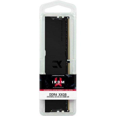 Модуль памяти для компьютера DDR4 16GB 3600 MHz Iridium Pro Deep Black Goodram (IRP-K3600D4V64L18/16G) - Нулевой остаток (Feed) - Нулевой остаток (Feed)