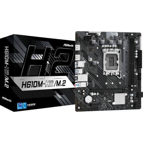 Материнская плата ASRock H610M-H2/M.2 - Нулевой остаток (Feed)  - Нулевой остаток (Feed) 