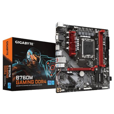 Материнская плата GIGABYTE B760M GAMING DDR4 - Нулевой остаток (Feed)  - Нулевой остаток (Feed) 