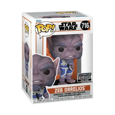 Фігурка Funko Star Wars: Zeb Orrelios фанко Зіркові війни Зеб Ореліус (Exclusive) 716 -   -  