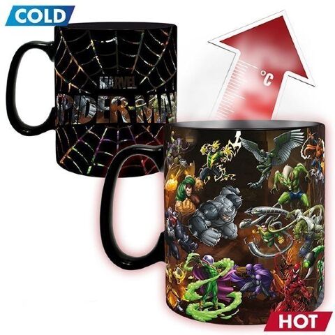 Чашка хамелеон Abystyle MARVEL Spider-Man Multiverse Ceramic Mug кухоль Людина-павук 460 мл -   -  