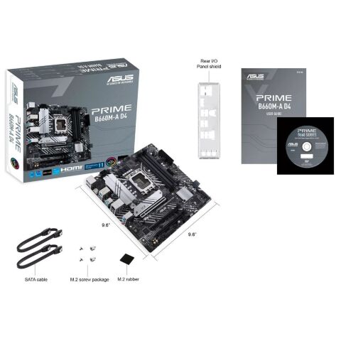 Материнская плата ASUS PRIME B660-PLUS D4 - Нулевой остаток (Feed)  - Нулевой остаток (Feed) 