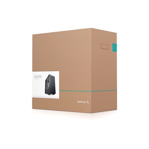 Корпус для ПК Deepcool CH370 Black (R-CH370-BKNAM1-G-1) - Нулевой остаток (Feed) - Нулевой остаток (Feed)
