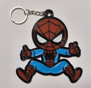 Брелок Marvel Spider-man Keychain Людина павук ABS пластик 9 см.