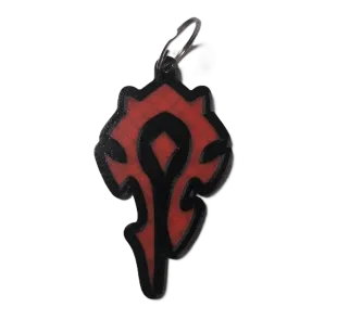 Брелок Warcraft Horde Keychain ABS пластик Варкрафт Орда 9 см.
