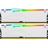 Модуль памяти для компьютера DDR5 64GB (2x32GB) 5600 MHz Beast White RGB Kingston Fury (ex.HyperX) (KF556C36BWEAK2-64)