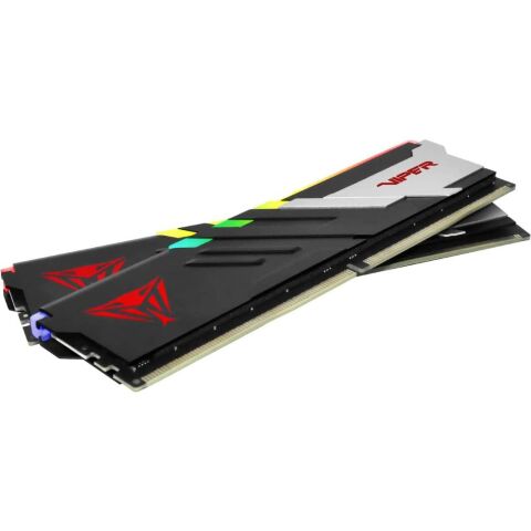 Модуль памяти для компьютера DDR5 64GB (2x32GB) 6000 MHz Viper Venom RGB Patriot (PVVR564G600C36K) - Нулевой остаток (Feed)  - Нулевой остаток (Feed) 