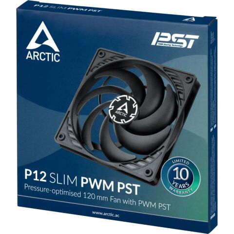 Кулер для корпуса Arctic P12 Slim PWM PST (ACFAN00187A) - Нулевой остаток (Feed)  - Нулевой остаток (Feed) 