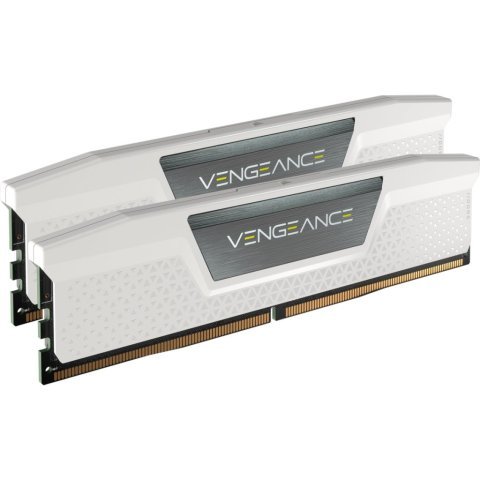 Модуль памяти для компьютера DDR5 32GB (2x16GB) 5200 MHzVengeance White Corsair (CMK32GX5M2B5200C40W) - Нулевой остаток (Feed)  - Нулевой остаток (Feed) 