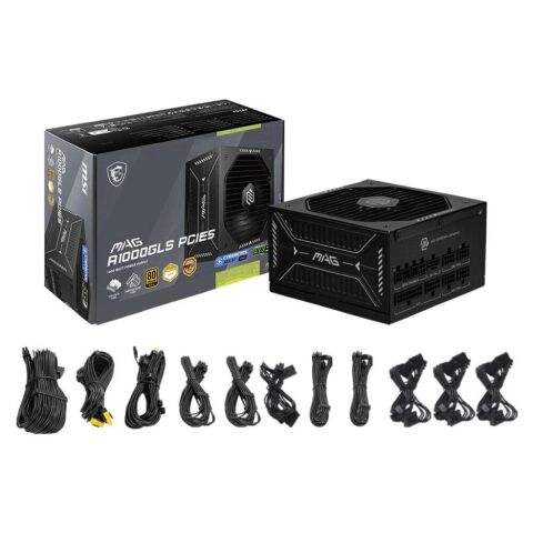 Блок питания MSI 1000W MAG A1000GLS PCIE5 (MAG A1000GLS PCIE5) - Блоки питания  - Блоки питания 