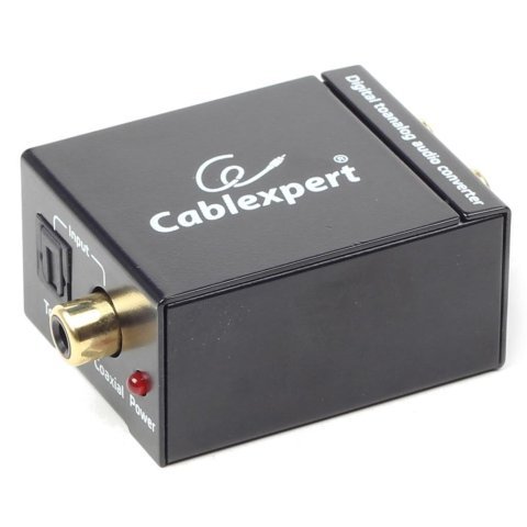 Конвертор Cablexpert Digital to analog audio (DSC-OPT-RCA-001) - Нулевой остаток (Feed)  - Нулевой остаток (Feed) 