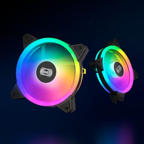 Кулер для корпуса PcCooler F3 T120 ARGB Black - Вентиляторы к корпусам - Вентиляторы к корпусам