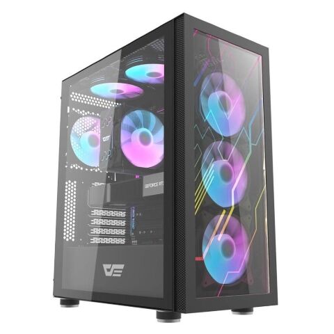 Корпус для ПК DARKFLASH DK210 BLACK - Нулевой остаток (Feed)  - Нулевой остаток (Feed) 