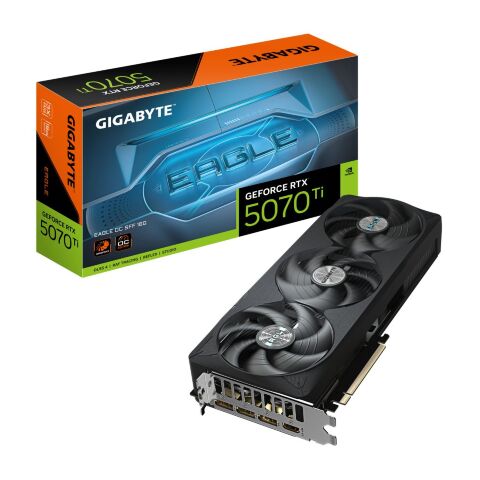 Видеокарта GIGABYTE GeForce RTX5070 Ti 16GB EAGLE OC SFF (GV-N507TEAGLE OC-16GD) - Нулевой остаток (Feed) - Нулевой остаток (Feed)