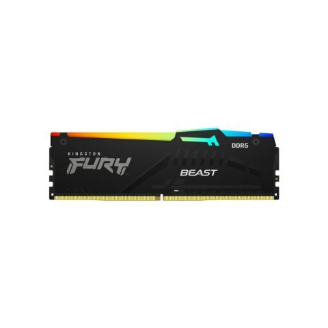 Модуль памяти для компьютера DDR5 32GB (2x16GB) 5200 MHz Beast RGB XMP Kingston Fury (ex.HyperX) (KF552C40BBAK2-32) - Нулевой остаток (Feed)  - Нулевой остаток (Feed) 