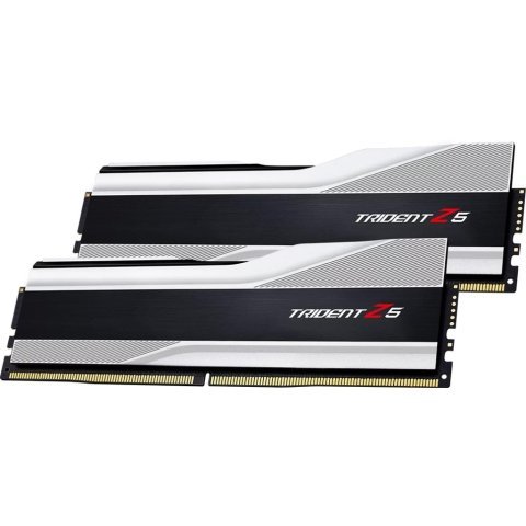 Модуль памяти для компьютера DDR5 64GB (2x32GB) 6000 MHz Trident Z5 Silver G.Skill (F5-6000J3238G32GX2-TZ5S) - Нулевой остаток (Feed)  - Нулевой остаток (Feed) 