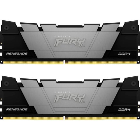 Модуль памяти для компьютера DDR4 16GB (2x8GB) 4266 MHz RenegadeBlack Kingston Fury (ex.HyperX) (KF442C19RB2K2/16) - Нулевой остаток (Feed) - Нулевой остаток (Feed)