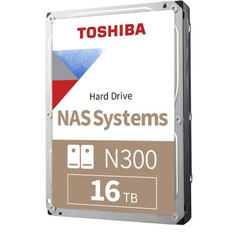 Жесткий диск 3.5" 16TB N300 Toshiba (HDWG51GUZSVA) - Нулевой остаток (Feed) - Нулевой остаток (Feed)