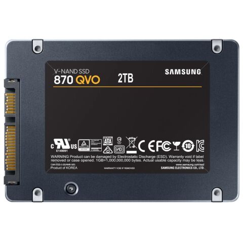Накопитель SSD 2.5" 2TB 870 QVO Samsung (MZ-77Q2T0BW) - Нулевой остаток (Feed) - Нулевой остаток (Feed)
