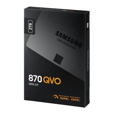 Накопитель SSD 2.5" 2TB 870 QVO Samsung (MZ-77Q2T0BW) - Нулевой остаток (Feed) - Нулевой остаток (Feed)