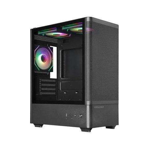 Корпус Prologix Lumi GM-01MAB Mesh Black - Нулевой остаток (Feed)  - Нулевой остаток (Feed) 