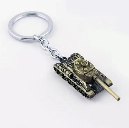 Брелок World of Tanks танк (колір: бронза) башта обертається -   -  