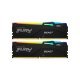 Модуль памяти для компьютера DDR5 128GB (2x64GB) 5600 MHz Beast RGB Kingston Fury (ex.HyperX) (KF556C40BBAK2-128) - Нулевой остаток (Feed) - Нулевой остаток (Feed)