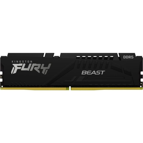 Модуль памяти для компьютера DDR5 64GB (2x32GB) 5200 MHz Beast Black Kingston Fury (ex.HyperX) (KF552C36BBEK2-64) - Нулевой остаток (Feed)  - Нулевой остаток (Feed) 