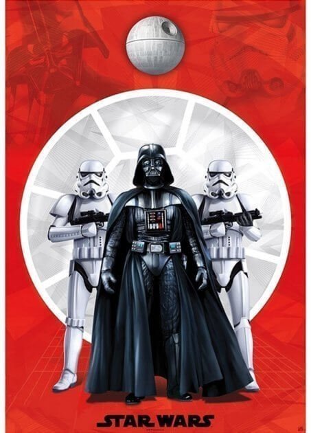 Постер Abystyle Star Wars "Darth Vader 2 Troopers" Дарт Вейдер 2 Штурмовика плакат 98*68 см - -