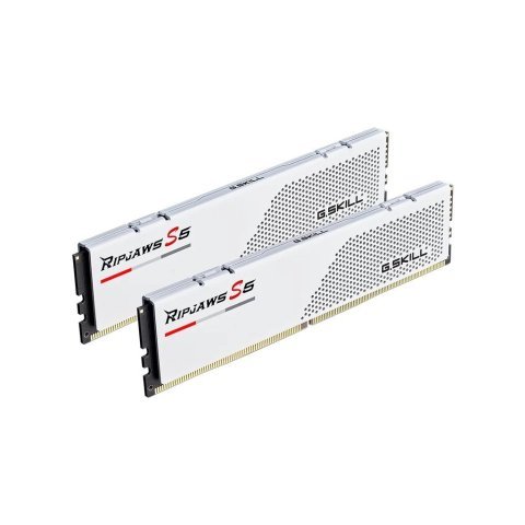 Модуль памяти для компьютера DDR5 32GB (2x16GB) 5200 MHz Ripjaws S5 Matte White G.Skill (F5-5200J4040A16GX2-RS5W) - Нулевой остаток (Feed)  - Нулевой остаток (Feed) 