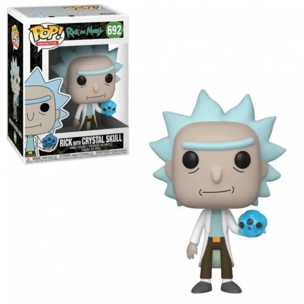 Фігурка Funko Rick and Morty: Rick with Crystal Skull фанко Рік і Морті та Кришталевий череп 692