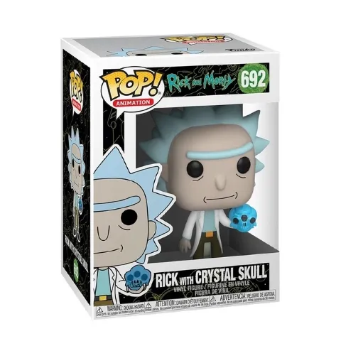 Фігурка Funko Rick and Morty: Rick with Crystal Skull фанко Рік і Морті та Кришталевий череп 692 -   -  