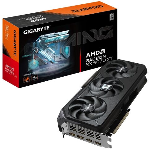 Видеокарта GIGABYTE Radeon RX 9070 XT 16Gb GAMING (GV-R9070XTGAMING-16GD) - Нулевой остаток (Feed) - Нулевой остаток (Feed)