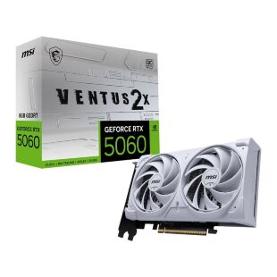 Видеокарта MSI GeForce RTX5060 8Gb VENTUS 2X OC WHITE (RTX 5060 8G VENTUS 2X OC WHITE)