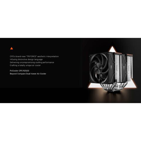 Кулер для процессора PcCooler RZ620 - Нулевой остаток (Feed)  - Нулевой остаток (Feed) 