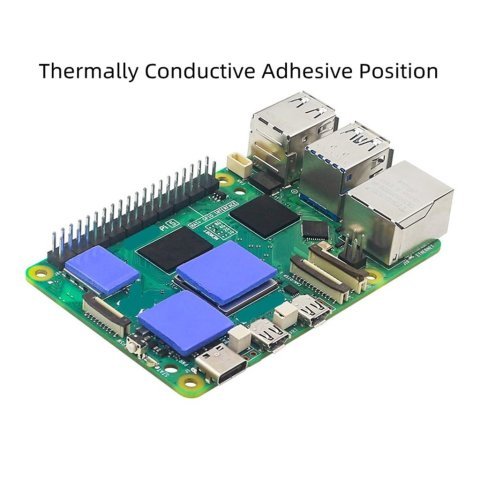 Радиатор охлаждения Raspberry Pi с вентилятором для Raspberry Pi 5 (RA800) - Нулевой остаток (Feed)  - Нулевой остаток (Feed) 