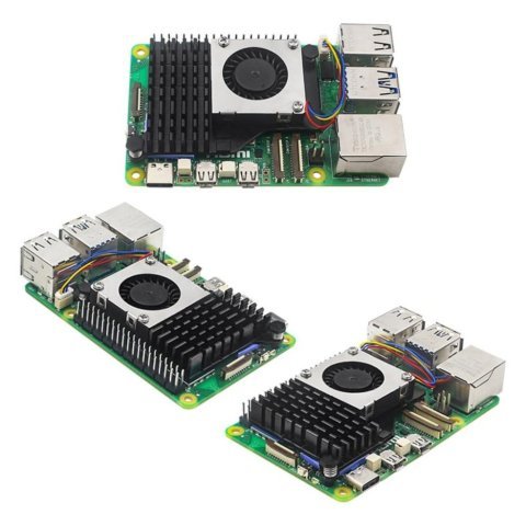 Радиатор охлаждения Raspberry Pi с вентилятором для Raspberry Pi 5 (RA800) - Нулевой остаток (Feed)  - Нулевой остаток (Feed) 