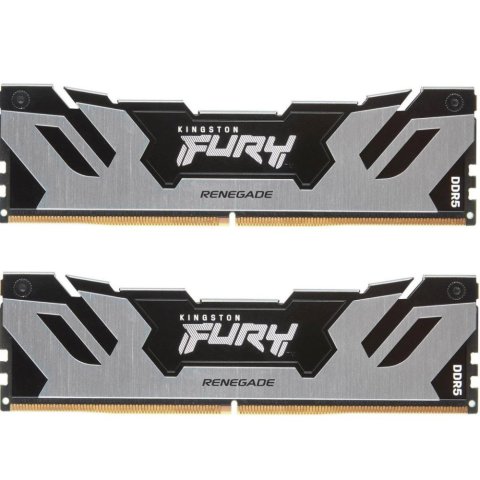 Модуль памяти для компьютера DDR5 32GB (2x16GB) 7200 MHz Renegade Black/Silver Kingston Fury (ex.HyperX) (KF572C38RSK2-32) - Нулевой остаток (Feed) - Нулевой остаток (Feed)