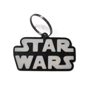Брелок Star Wars Logo Keychain ABS пластик Зіркові війни Лого 6 см.