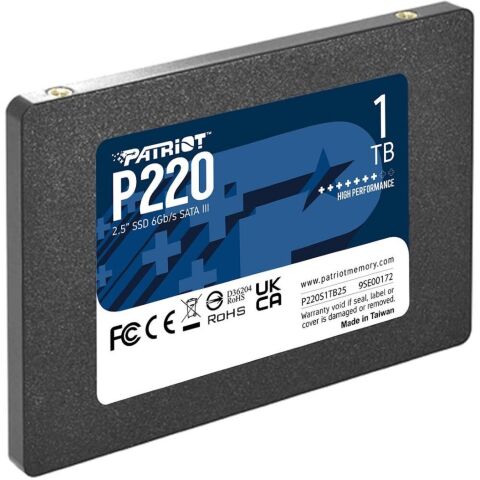 Накопитель SSD 2.5" 1TB P220 Patriot (P220S1TB25) - Нулевой остаток (Feed)  - Нулевой остаток (Feed) 