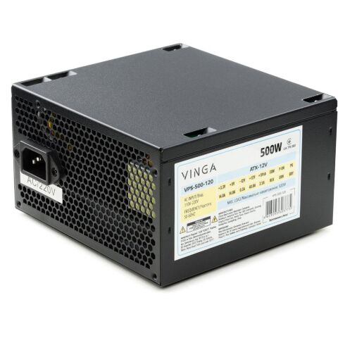 Блок питания Vinga 500W ОЕМ (VPS-500-120) - Нулевой остаток (Feed)  - Нулевой остаток (Feed) 