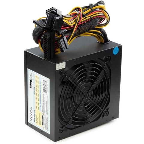 Блок питания Vinga 500W ОЕМ (VPS-500-120) - Нулевой остаток (Feed)  - Нулевой остаток (Feed) 