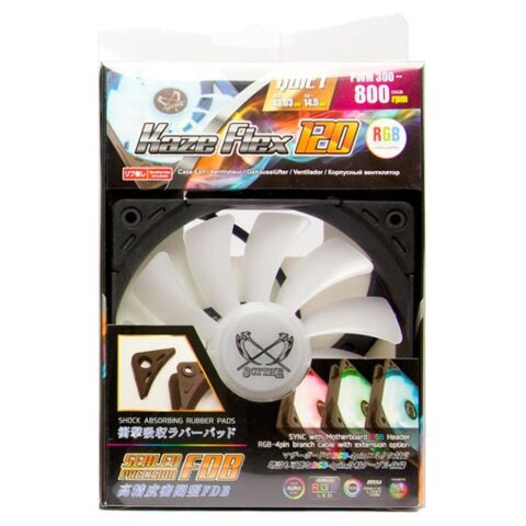 Кулер для корпуса Scythe Kaze Flex 120 mm RGB PWM (SU1225FD12LR-RDP) - Нулевой остаток (Feed) - Нулевой остаток (Feed)