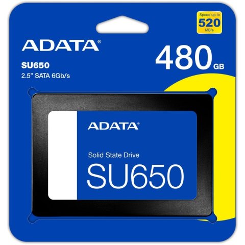 Накопитель SSD 2.5" 480GB ADATA (ASU650SS-480GT-R) - Нулевой остаток (Feed) - Нулевой остаток (Feed)