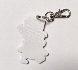 Брелок Minecraft Steve duck Майнкрафт Стів на качці ABS пластик 6 см.