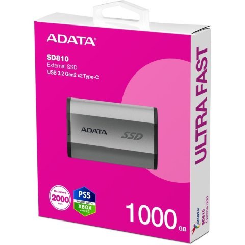 Накопитель SSD USB 3.2 2TB ADATA (SD810-2000G-CBK) - Внутренние SSD - Внутренние SSD