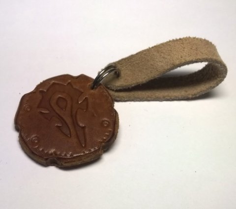 Брелок World of Warcraft Horde Keychain (шкіра) -   -  