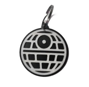 Брелок Star Wars Death Star Keychain ABS пластик Зоряні війни Зірка смерті 5 см.