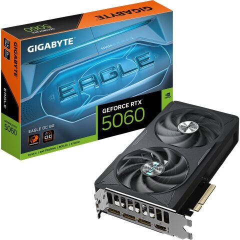 Видеокарта GIGABYTE GeForce RTX5060 8Gb EAGLE OC (GV-N5060EAGLE OC-8GD) - Нулевой остаток (Feed) - Нулевой остаток (Feed)