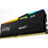 Модуль памяти для компьютера DDR5 64GB 5600 MHz Beast RGB EXPO Black Kingston Fury (ex.HyperX) (KF556C40BBA-64)